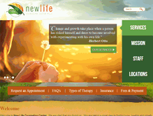 Tablet Screenshot of newlifecounselingcenter.com